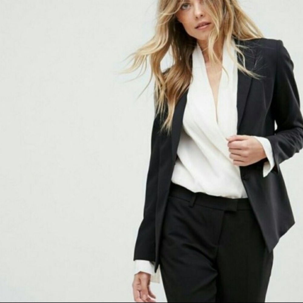Sisley black fitted blazer